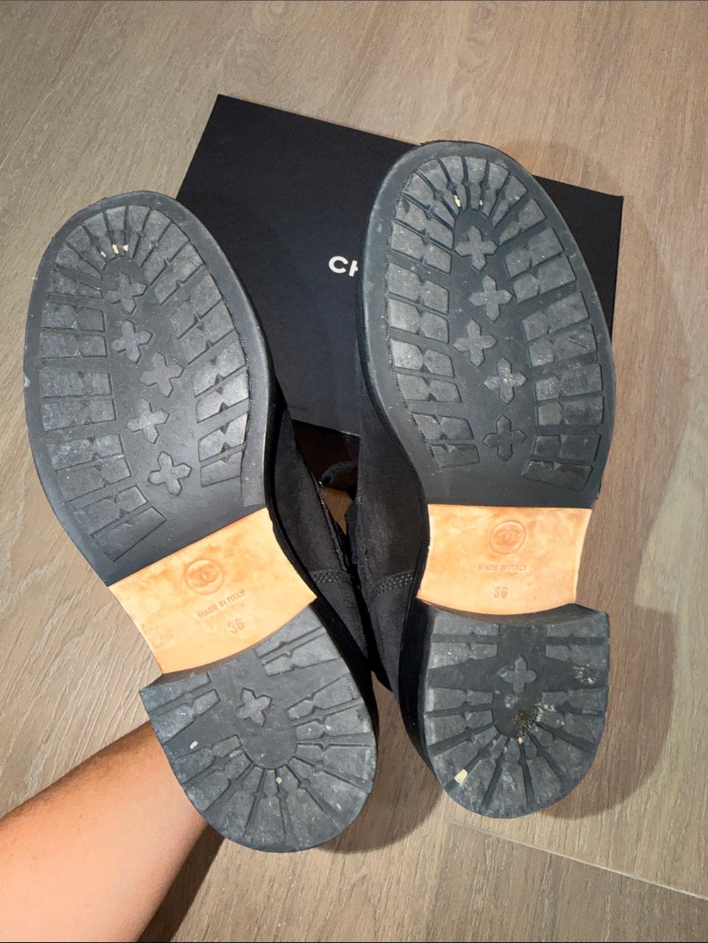 Chanel suede leather boots - Picture 7 of 13